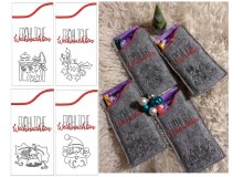 Stickserie ITH - Einsteckhüllen Xmas Tangles 2